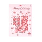 Stencil - Christmas Gifts (7 by 10 inch)