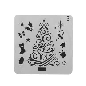Stencil - Christmas Tree (5 by 5 inch)