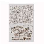 Stencil - Vintage Script (A4 size)