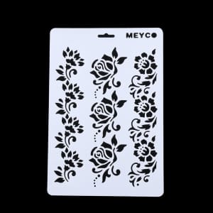 Stencil - Floral Vines (A4 size)