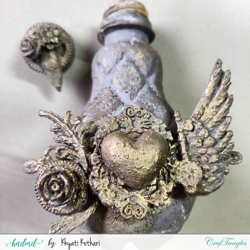 CrafTangles mixed media essentials - Texture Paste - Cement (120 ml) Cement_Texture_Paste_1