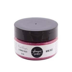 CrafTangles Glimmer Paste - Wine Red