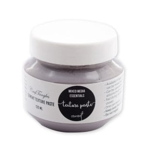 CrafTangles mixed media essentials - Texture Paste - Cement (120 ml)