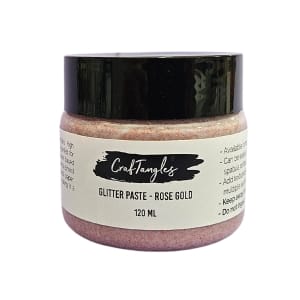 CrafTangles Glitter Paste - Rose Gold (120 ml)