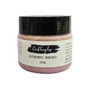 CrafTangles Glitter Paste - Rose Gold (120 ml)