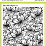 Tubby Photopolymer Clear Stamps - Floral Background