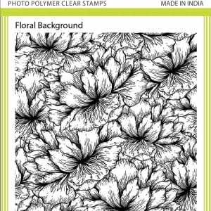 Tubby Photopolymer Clear Stamps - Floral Background