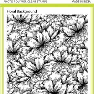 Tubby Photopolymer Clear Stamps - Floral Background