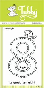 Tubby Photopolymer Clear Stamps - Great Eight