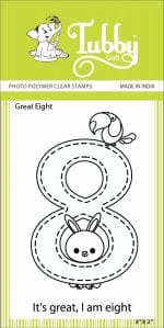 Tubby Photopolymer Clear Stamps - Great Eight