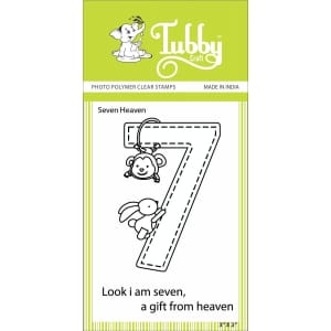 Tubby Photopolymer Clear Stamps - Seven Heaven