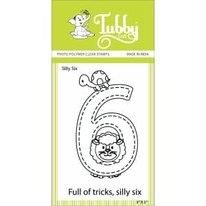 Tubby Photopolymer Clear Stamps - Silly Six