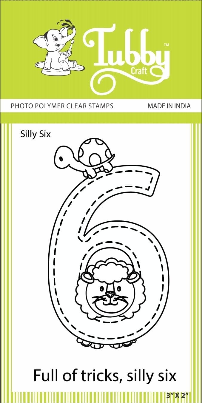 Tubby Photopolymer Clear Stamps - Silly Six Silly Tubby Photopolymer Clear Stamps - Silly Six