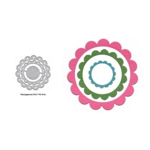 Steel Dies - Simple Scalloped Circle Frames (Set of 3 dies)