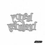 Steel word Dies - Happy Birthday