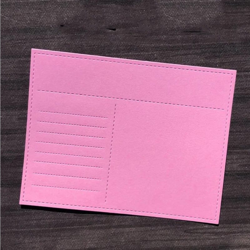 Steel Dies - Postcard XYGS15 steel cutting die cutout XYGS15_steel_cutting_die_cutout