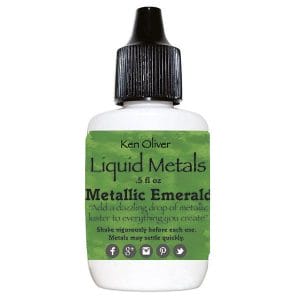 Ken Oliver Color Burst Liquid Metal 6gm - Metallic Emerald
