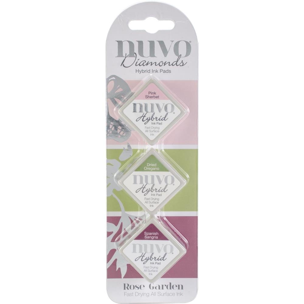 Nuvo Diamond Hybrid Ink Pads 3/Pkg - Rose Garden nuvo diamond hybrid ink pad rose garden Nuvo Diamond Hybrid Ink Pads 3/Pkg - Rose Garden