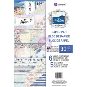 Prima - Santorini - A4 Paperpack (30 double sided sheets)