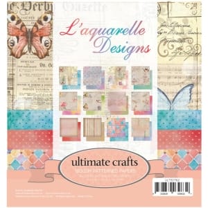 Ultimate Crafts Double-Sided Paper Pad 6"X6" 24/Pkg - L'Aquarelle