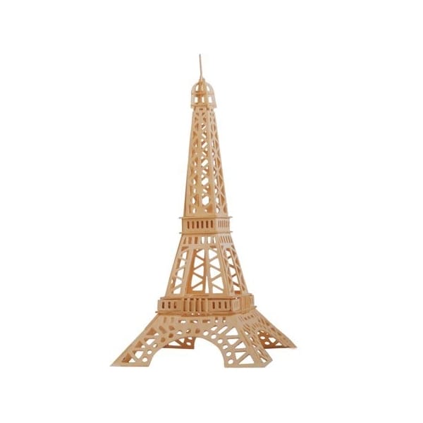 A4 3D wooden puzzle Kit - Eiffel Tower