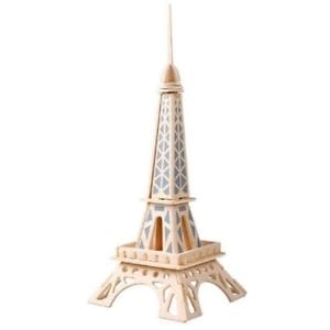 A5 3D wooden puzzle Kit - Eiffel Tower
