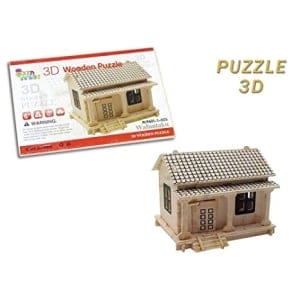 A5 3D wooden puzzle Kit - Wafuutaku