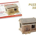 A5 3D wooden puzzle Kit - Wafuutaku