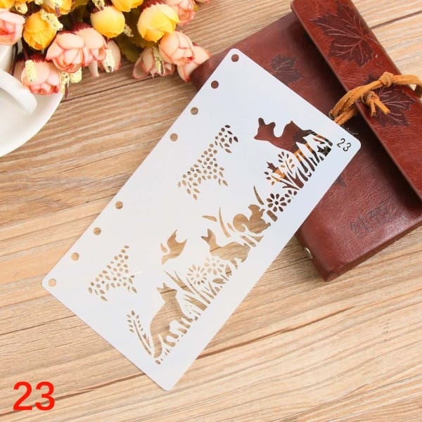 Planner Stencil - Nature (4 by 7 inch)