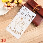 Planner Stencil - Doodled (4 by 7 inch)