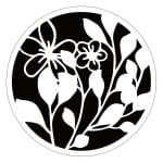 Circular Stencil - Floral Vines