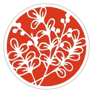 Circular Stencil - Leafy