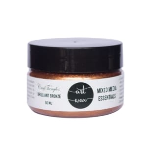 CrafTangles mixed media Essentials - Art Waxes - Brilliant Bronze (50 ml)