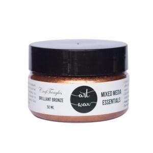 CrafTangles mixed media Essentials - Art Waxes - Brilliant Bronze (50 ml)