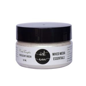 CrafTangles mixed media Essentials - Art Waxes - Iridescent Green (50 ml)