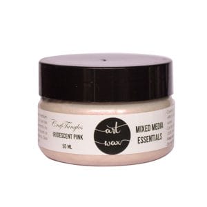 CrafTangles mixed media Essentials - Art Waxes - Iridescent Pink (50 ml)