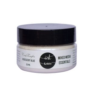 CrafTangles mixed media Essentials - Art Waxes - Iridescent Blue (50 ml)