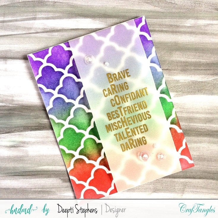 CrafTangles Photopolymer Stamps - Brother you Rock Deepti Stephen 20Oct 3 Deepti_Stephen_20Oct_3