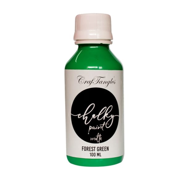 CrafTangles Chalk Paint - Forest Green (100 ml)