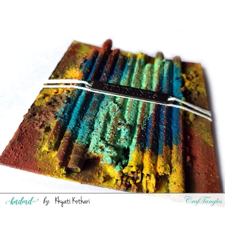 CrafTangles Patina Effect Texture Paste - Mint Green (60 ml) IMG 20180813 134404 IMG_20180813_134404