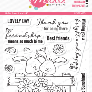Mudra Craft Stamps - Hello Sunshine