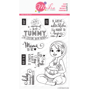 Mudra Craft Stamps - Mom to Be