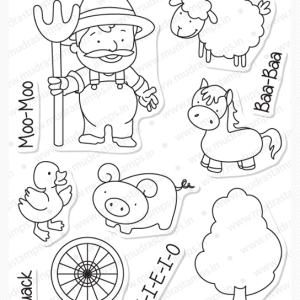 Mudra Craft Stamps - Old Macdonald