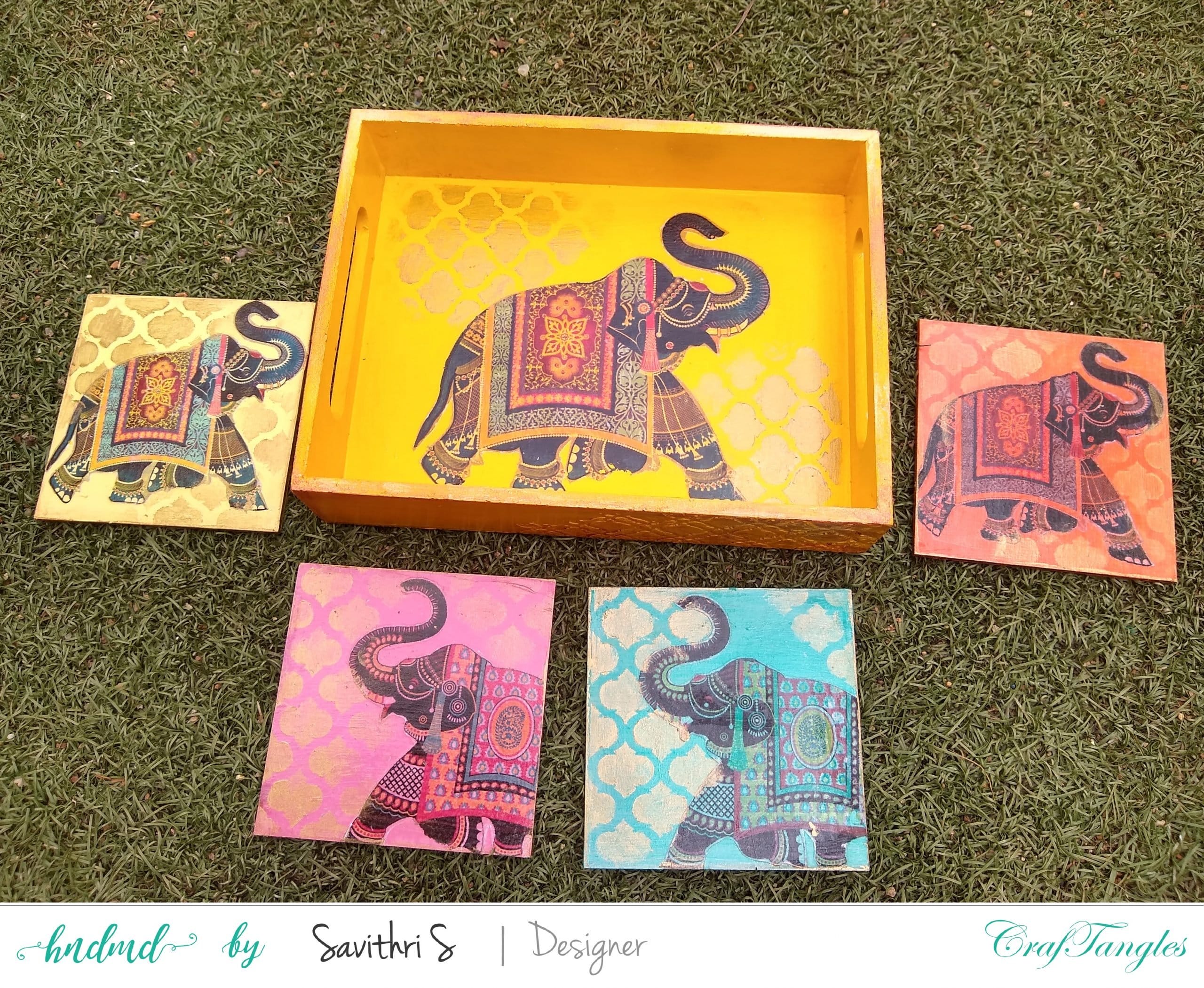 CrafTangles MDF Straight Edged Tray (6.5 by 8.5 inches) Savithr MDF Tray Jan2021 Savithr-_MDF_Tray_Jan2021