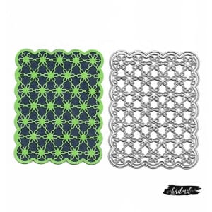 Steel Background Dies - Ornate Grid