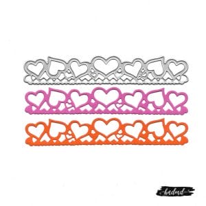 Steel Border Dies - Hearts (XY533)
