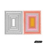 Steel Dies - Decorative scalloped Rectangles (Set of 5 dies)