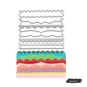 Steel Border Dies (Set of 9 dies) - Various Borders