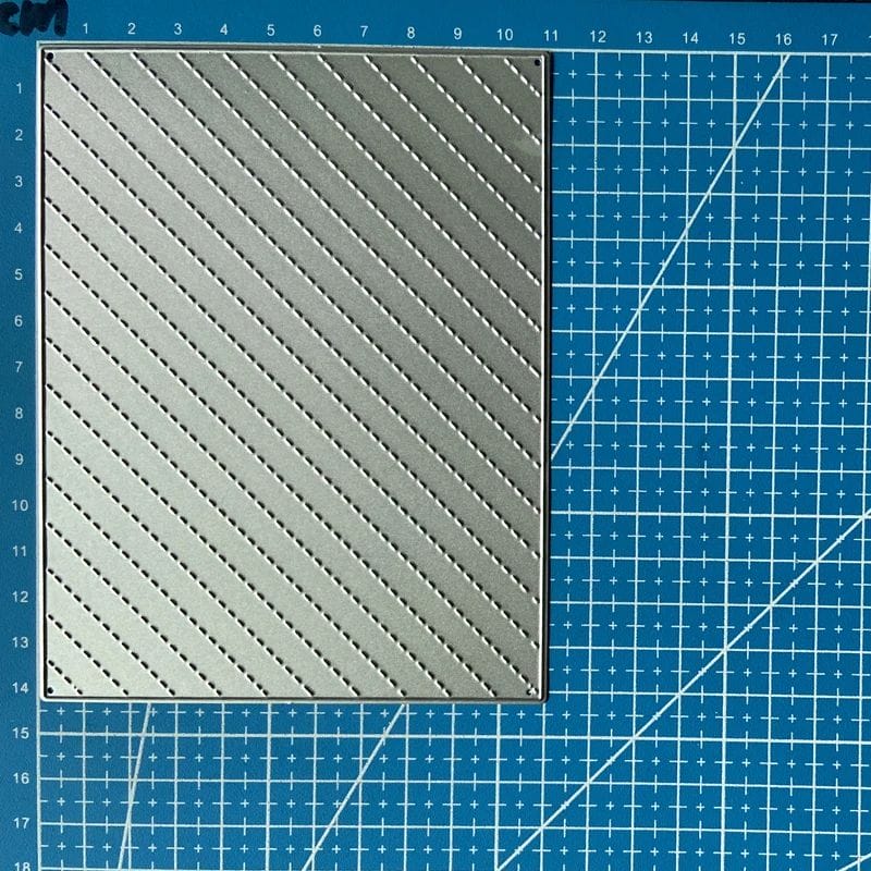 Steel Background Dies - Diagonal Stitched Lines Grid XYGS14 steel cutting die Steel Background Dies - Diagonal Stitched Lines Grid