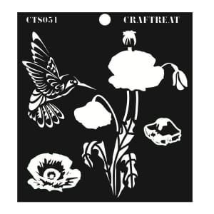 CrafTreat Layered Stencil - Poppy